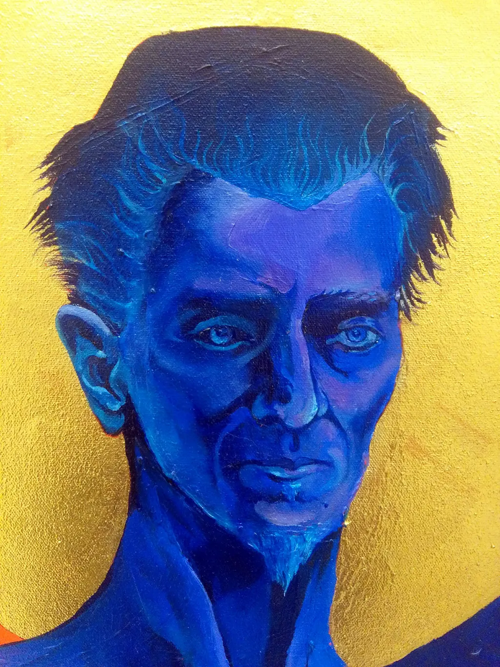 Murray, in deep blue on gold